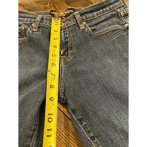 Lucky Brand Classic Rider Crop Capri Women 6/28 Comfy Spring Denim Feminine Soft - Picture 8 of 16